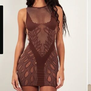 Poster girl Juliet Dress Old Money Brown